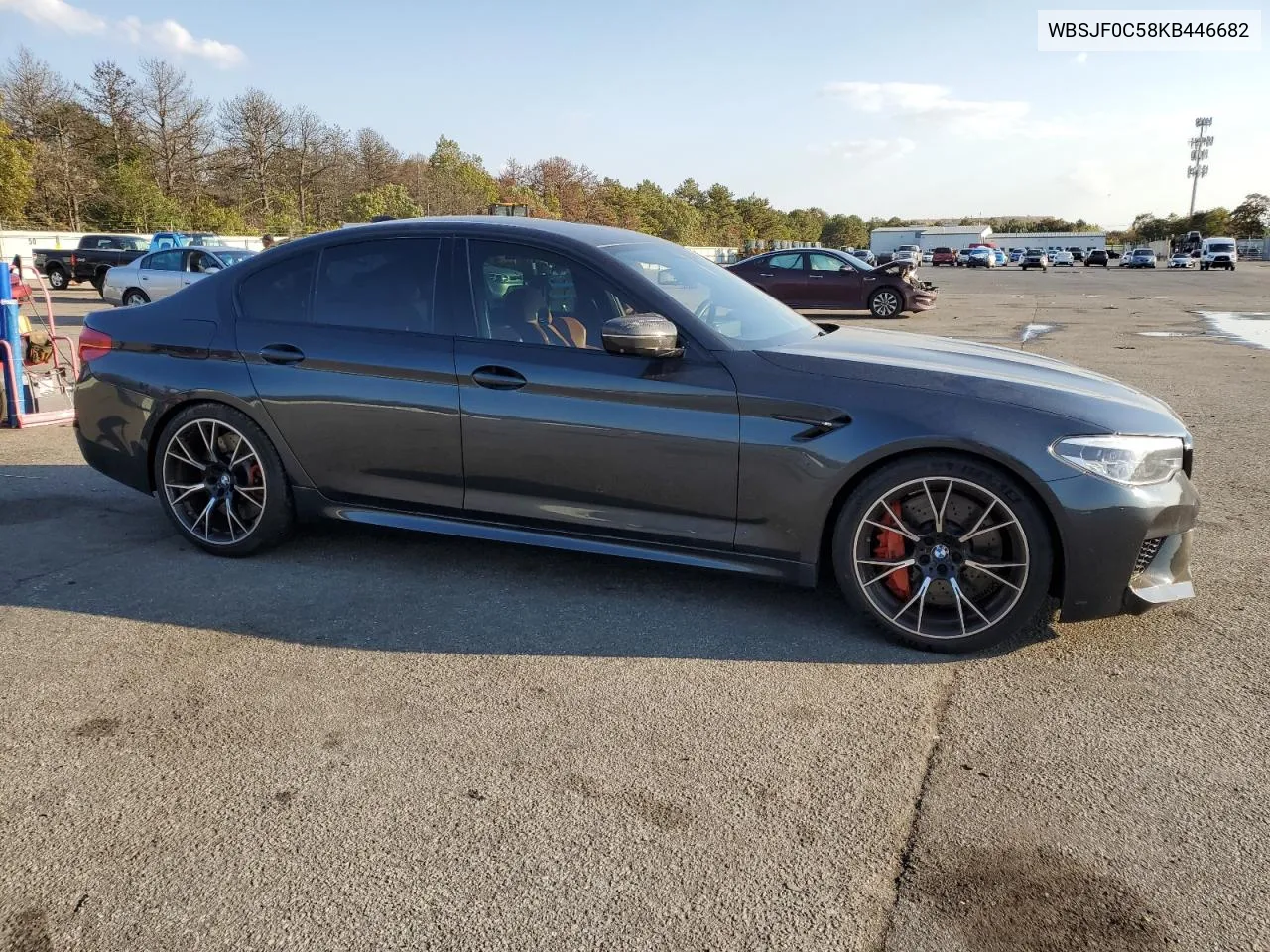 2019 BMW M5 VIN: WBSJF0C58KB446682 Lot: 74322624