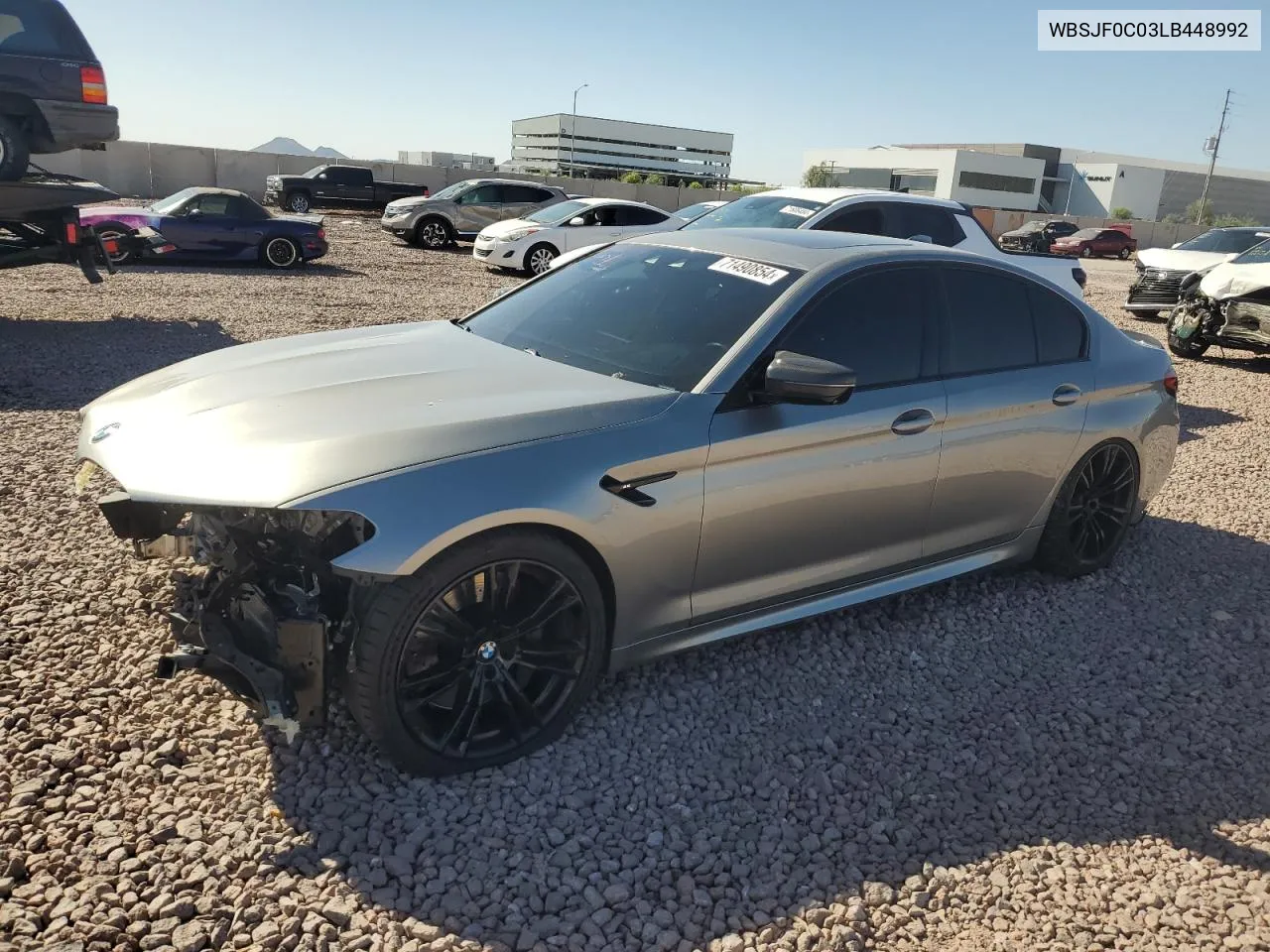 WBSJF0C03LB448992 2020 BMW M5 Base