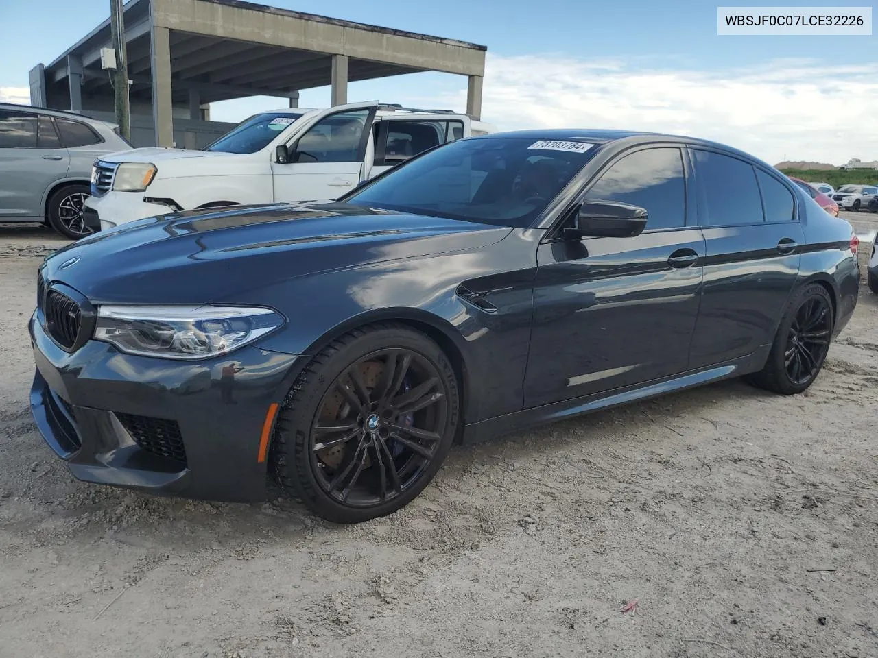 2020 BMW M5 Base VIN: WBSJF0C07LCE32226 Lot: 73703764