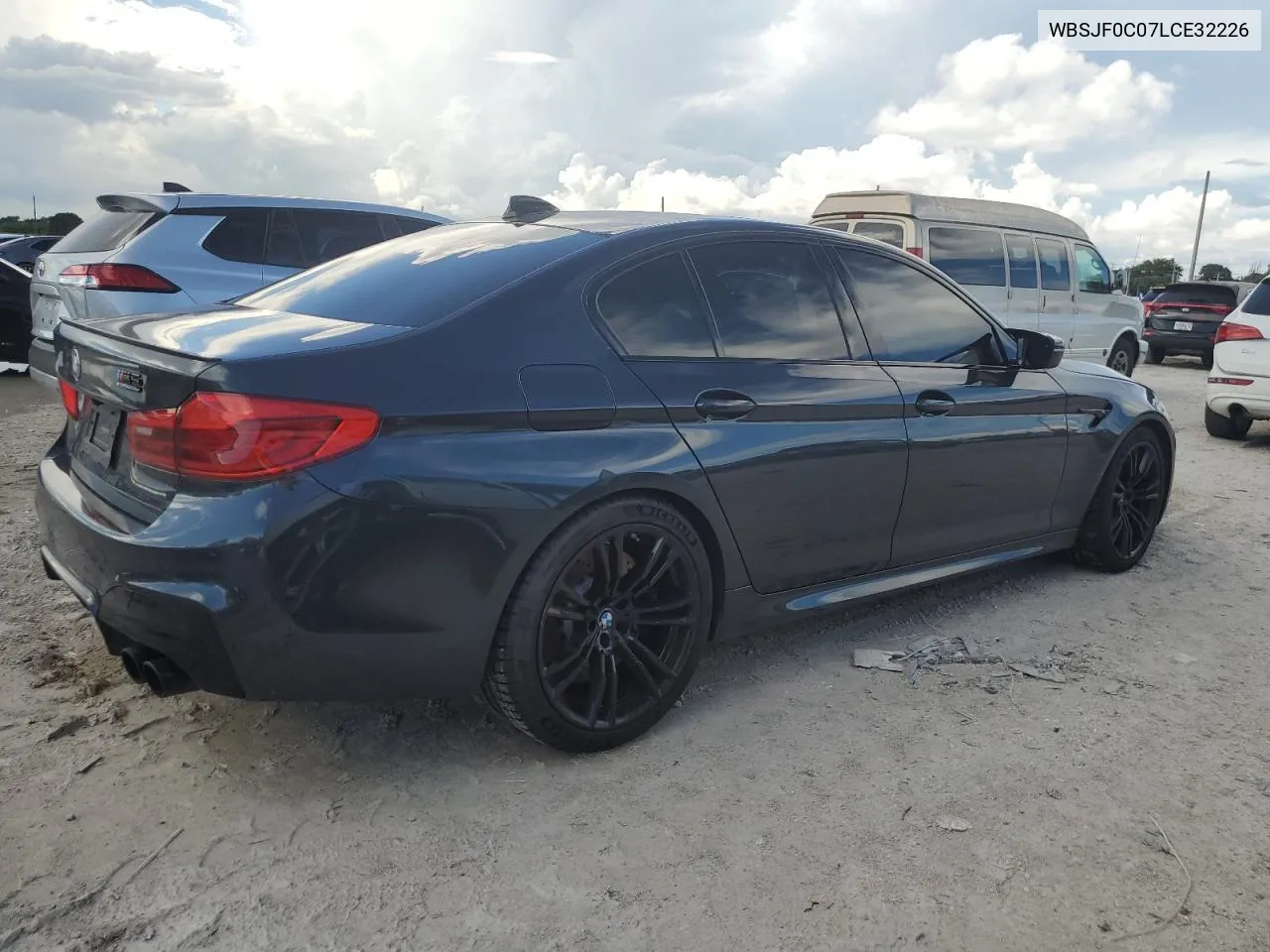 2020 BMW M5 Base VIN: WBSJF0C07LCE32226 Lot: 73703764