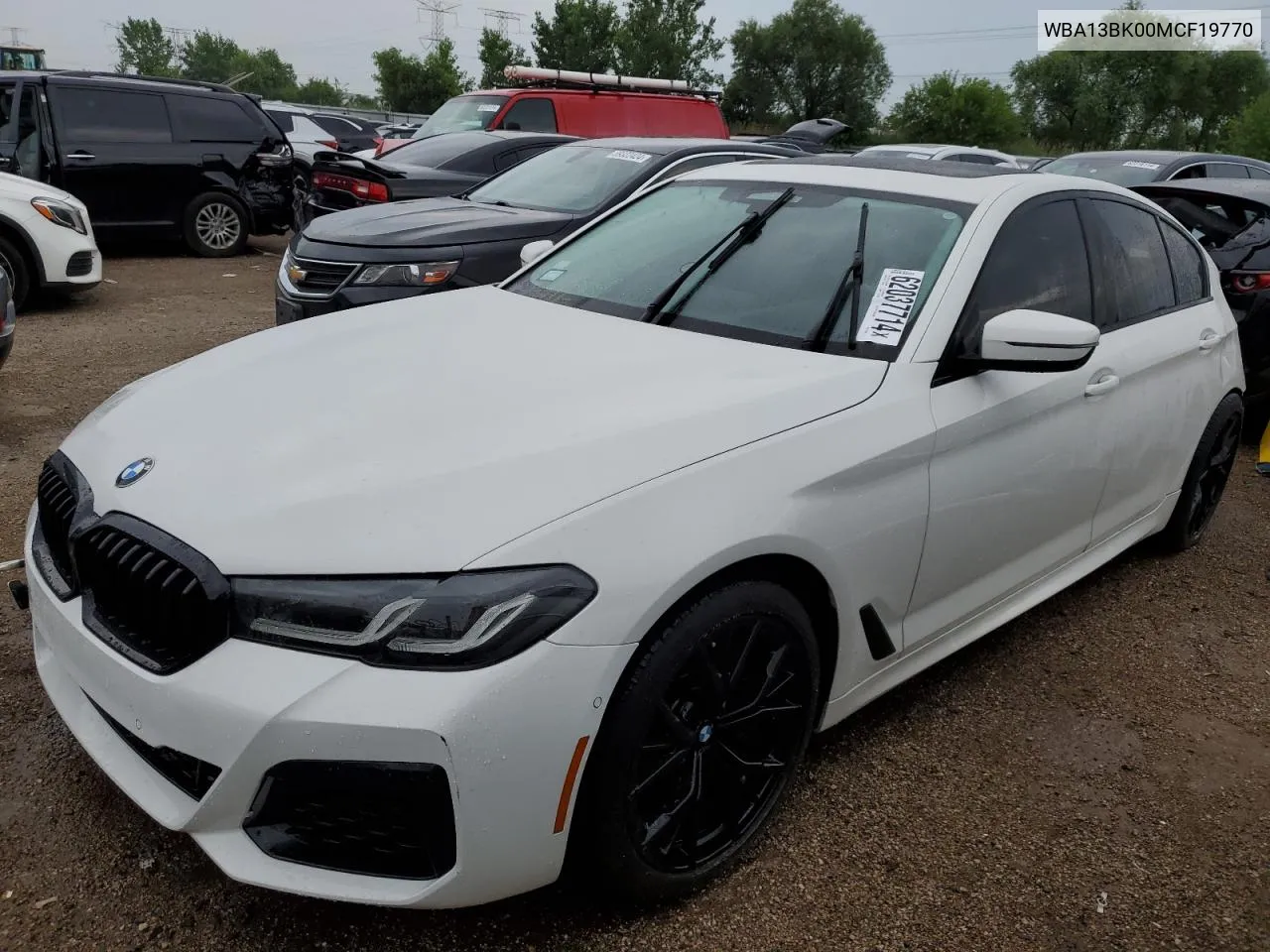 2021 BMW M550Xi VIN: WBA13BK00MCF19770 Lot: 62037714