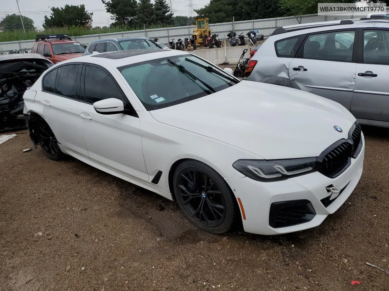 2021 BMW M550Xi VIN: WBA13BK00MCF19770 Lot: 62037714