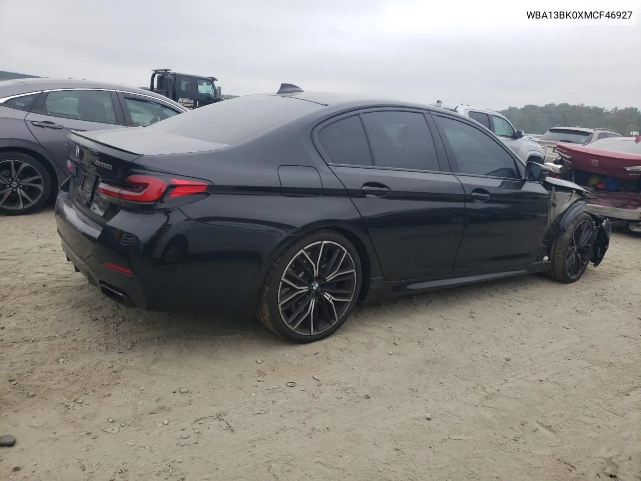 2021 BMW M550Xi VIN: WBA13BK0XMCF46927 Lot: 72636684