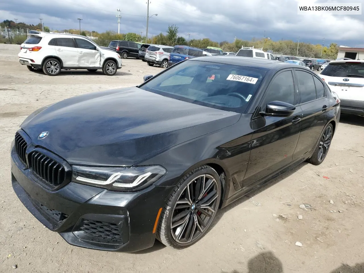 2021 BMW M550Xi VIN: WBA13BK06MCF80945 Lot: 76067164