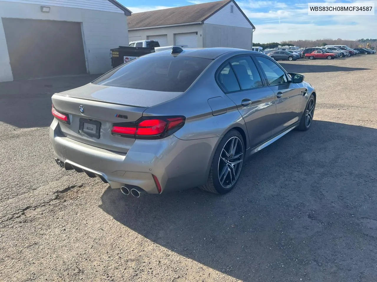 2021 BMW M5 VIN: WBS83CH08MCF34587 Lot: 81287364