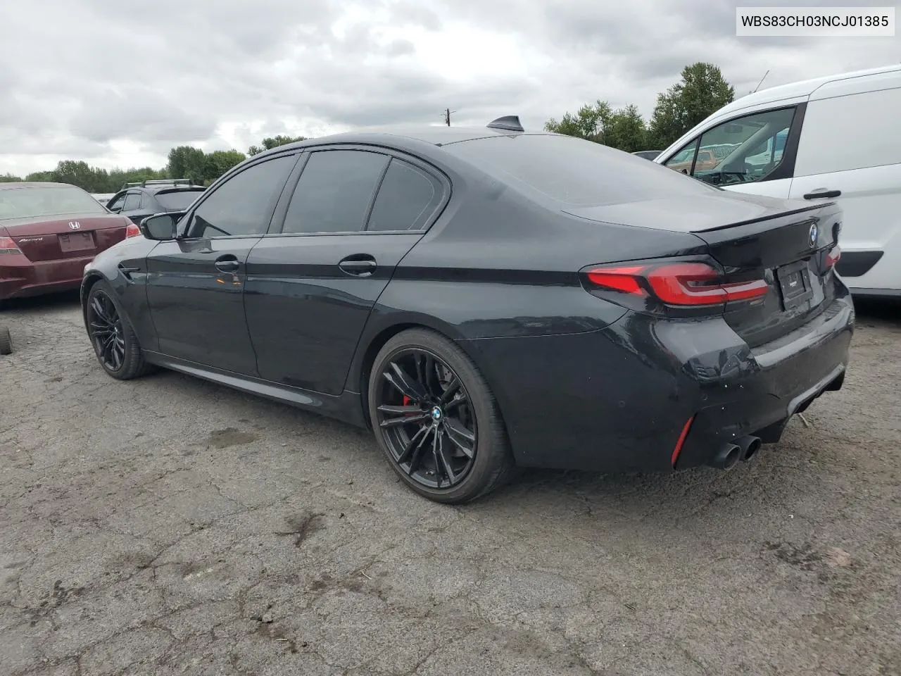 2022 BMW M5 VIN: WBS83CH03NCJ01385 Lot: 68961034