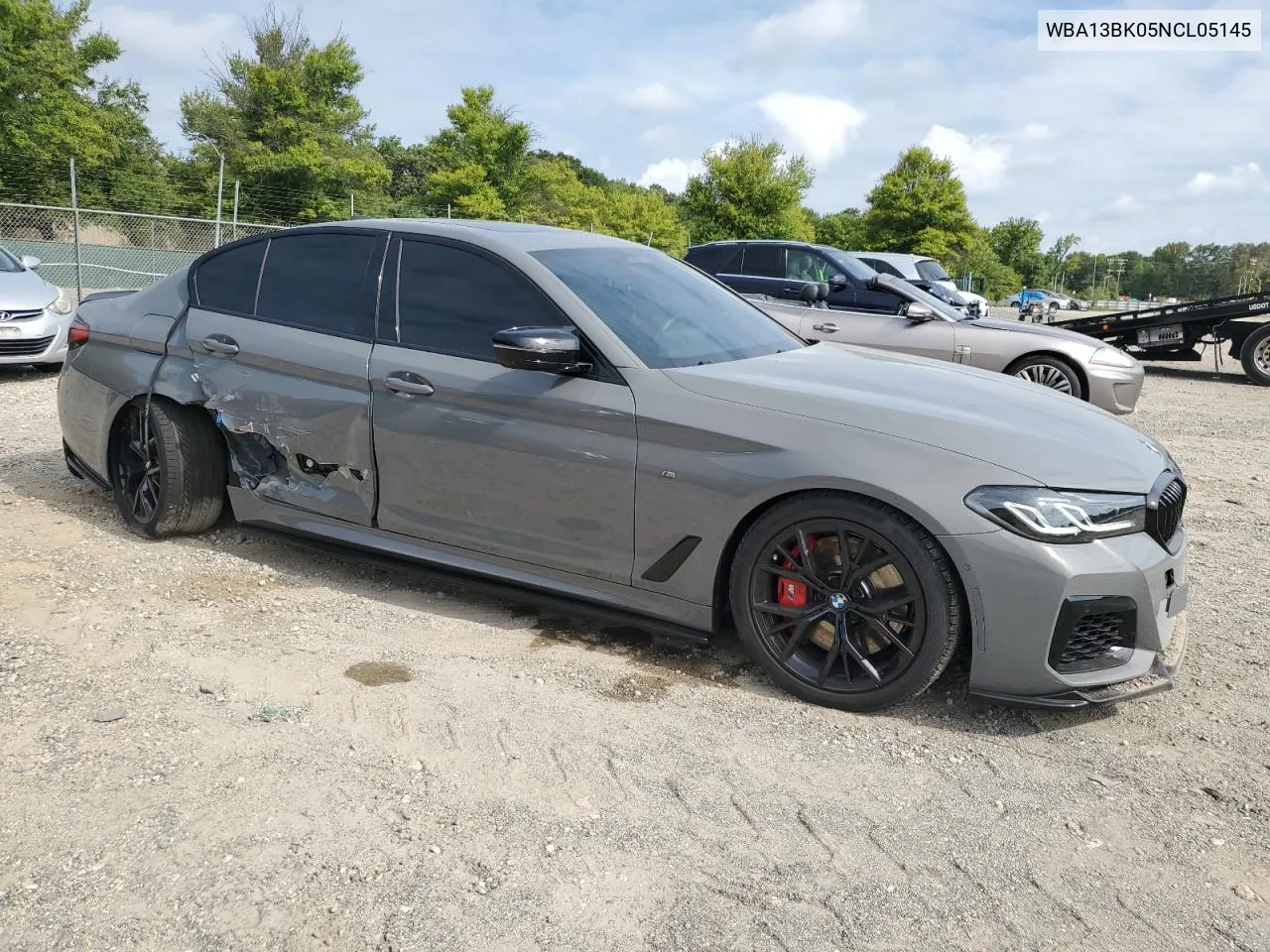 2022 BMW M550Xi VIN: WBA13BK05NCL05145 Lot: 70006474