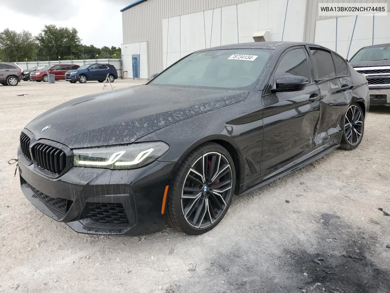 2022 BMW M550Xi VIN: WBA13BK02NCH74485 Lot: 78734134