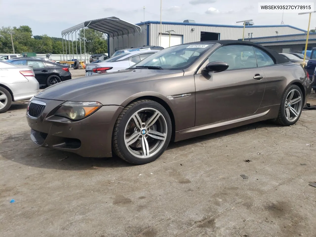 2007 BMW M6 VIN: WBSEK93527CY78915 Lot: 66752574