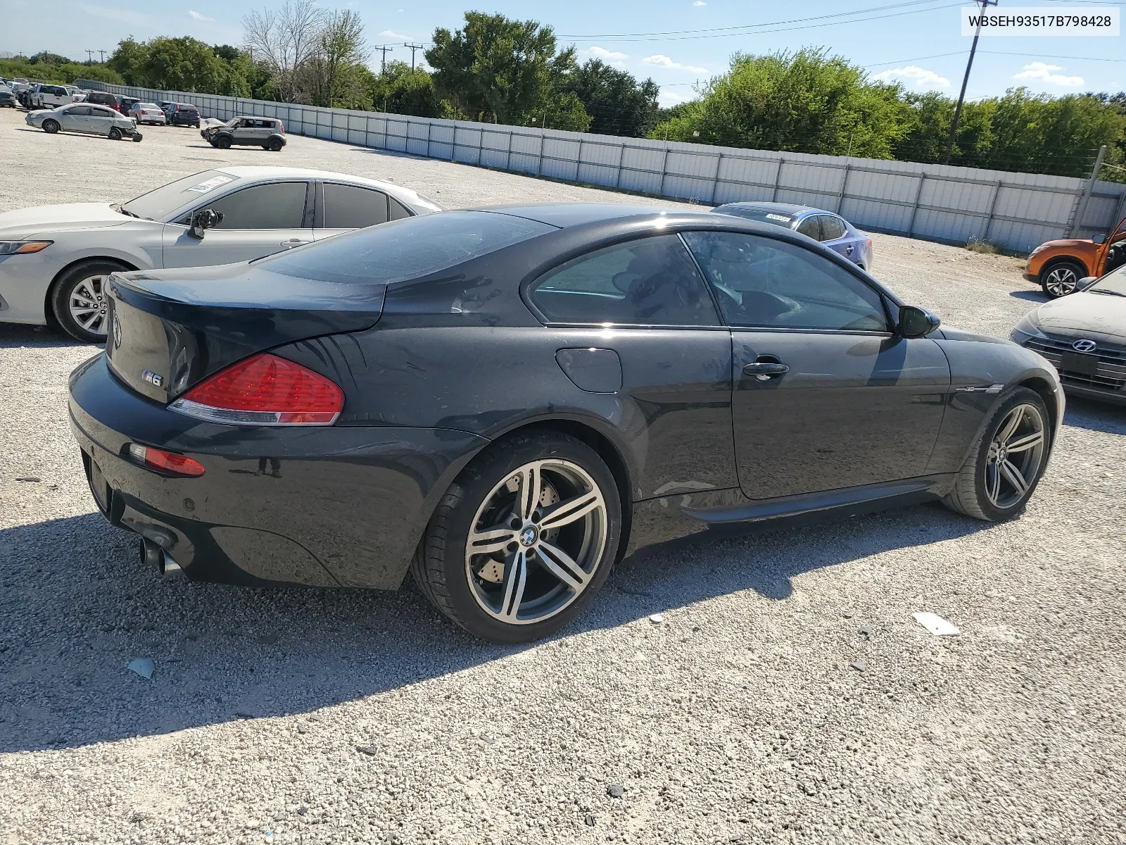 2007 BMW M6 VIN: WBSEH93517B798428 Lot: 67935264