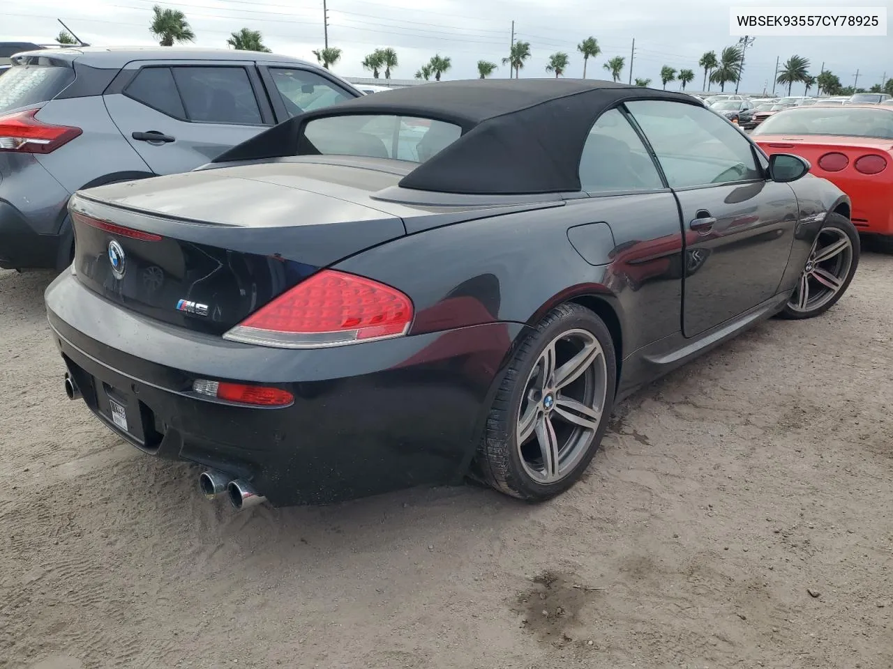 2007 BMW M6 VIN: WBSEK93557CY78925 Lot: 76518944