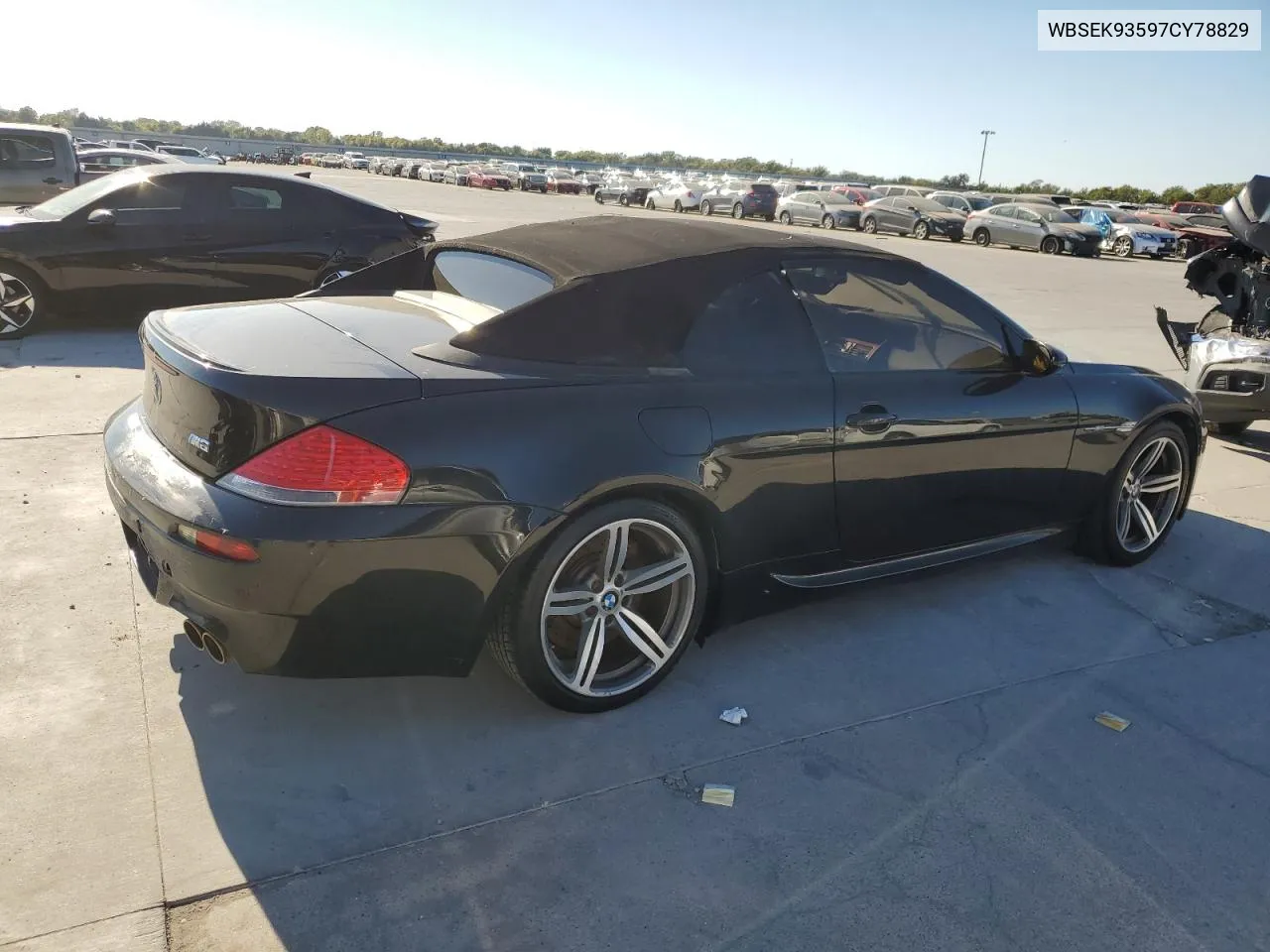 2007 BMW M6 VIN: WBSEK93597CY78829 Lot: 76952864