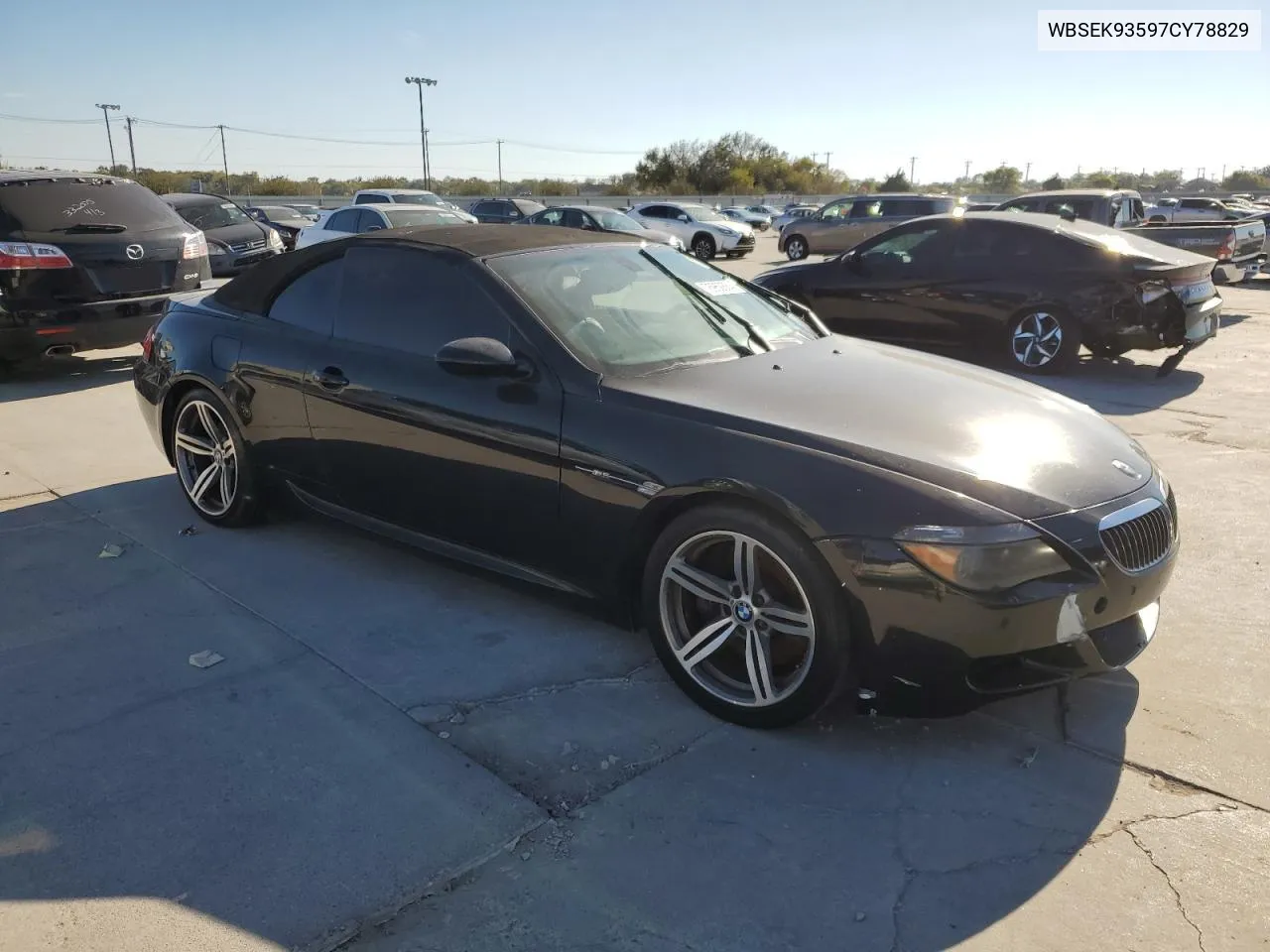 2007 BMW M6 VIN: WBSEK93597CY78829 Lot: 76952864