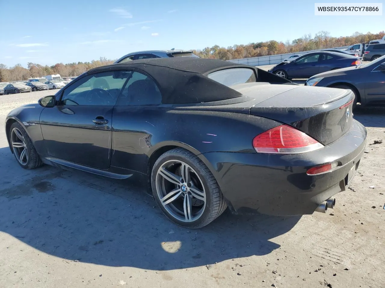 2007 BMW M6 VIN: WBSEK93547CY78866 Lot: 78612424