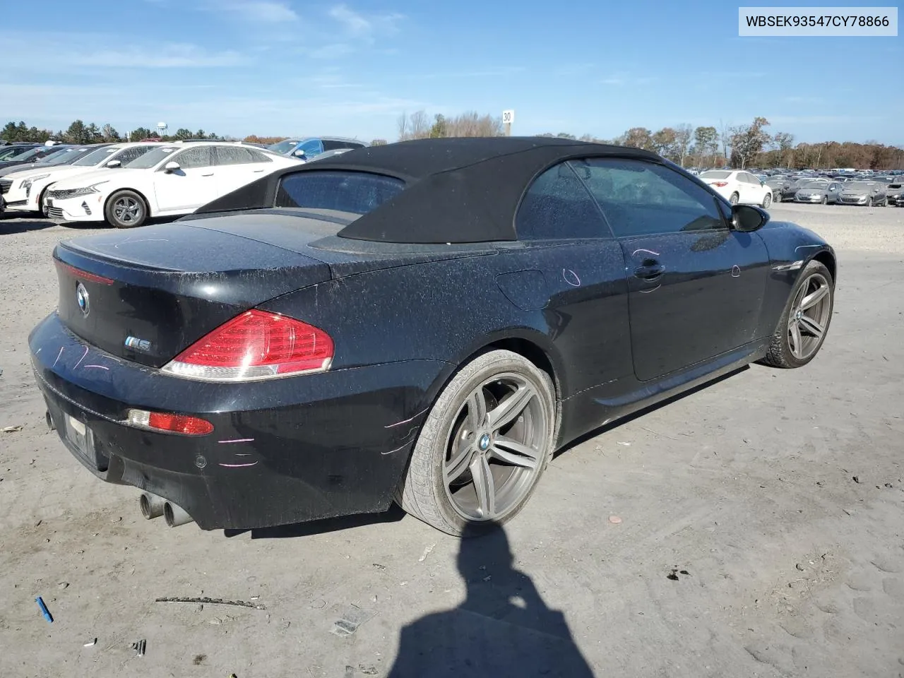 2007 BMW M6 VIN: WBSEK93547CY78866 Lot: 78612424