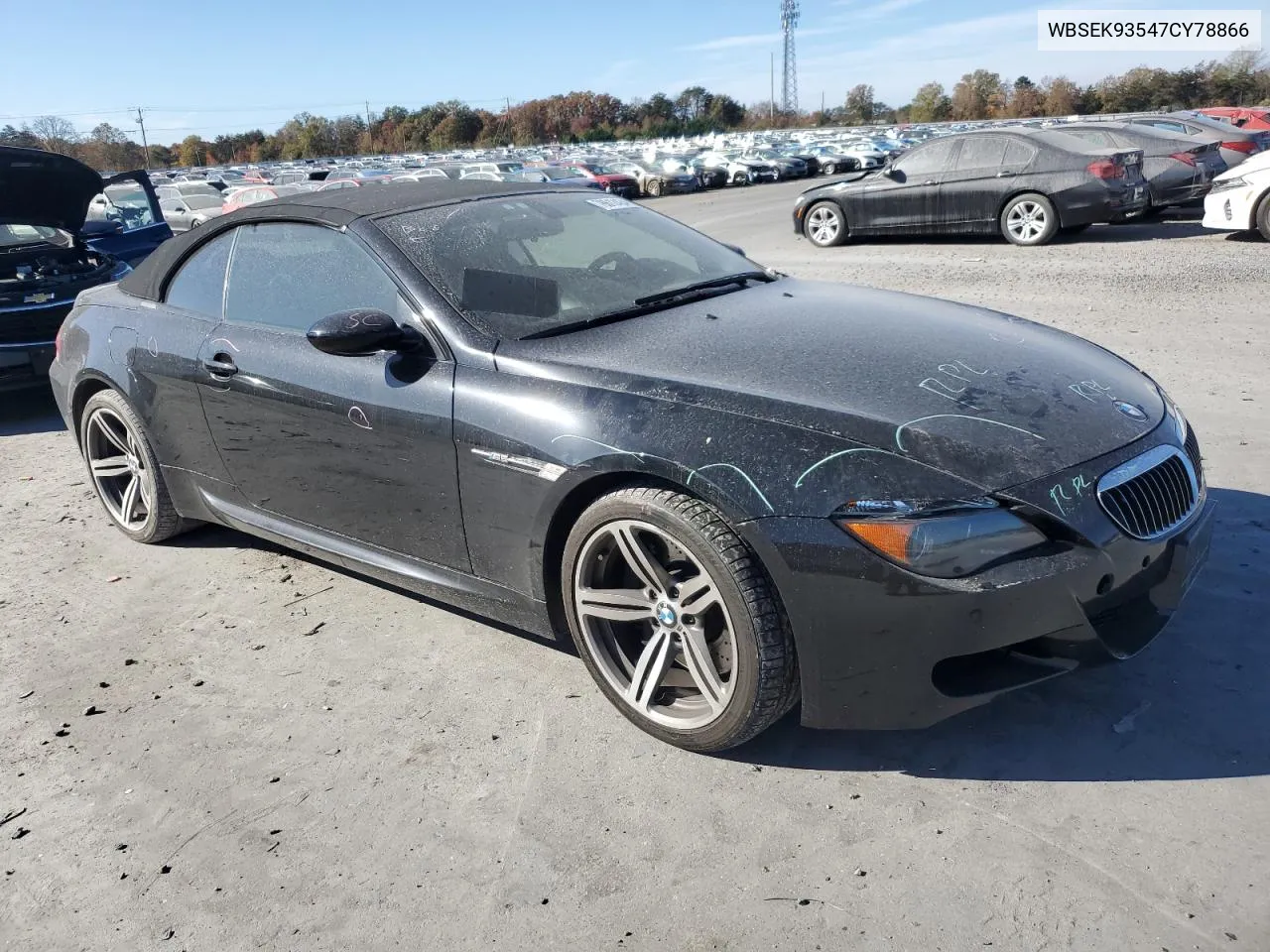 2007 BMW M6 VIN: WBSEK93547CY78866 Lot: 78612424