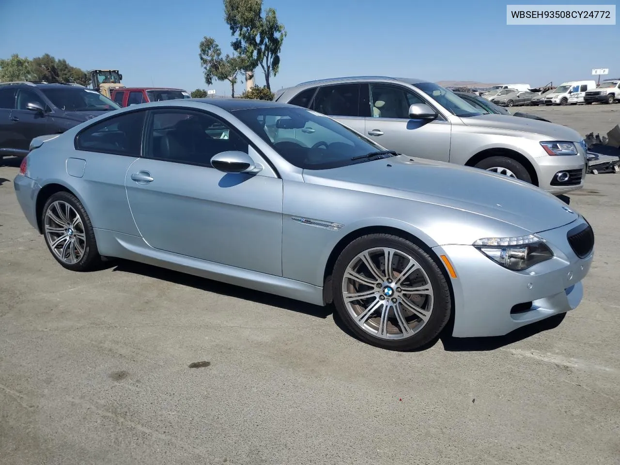 2008 BMW M6 VIN: WBSEH93508CY24772 Lot: 72771554