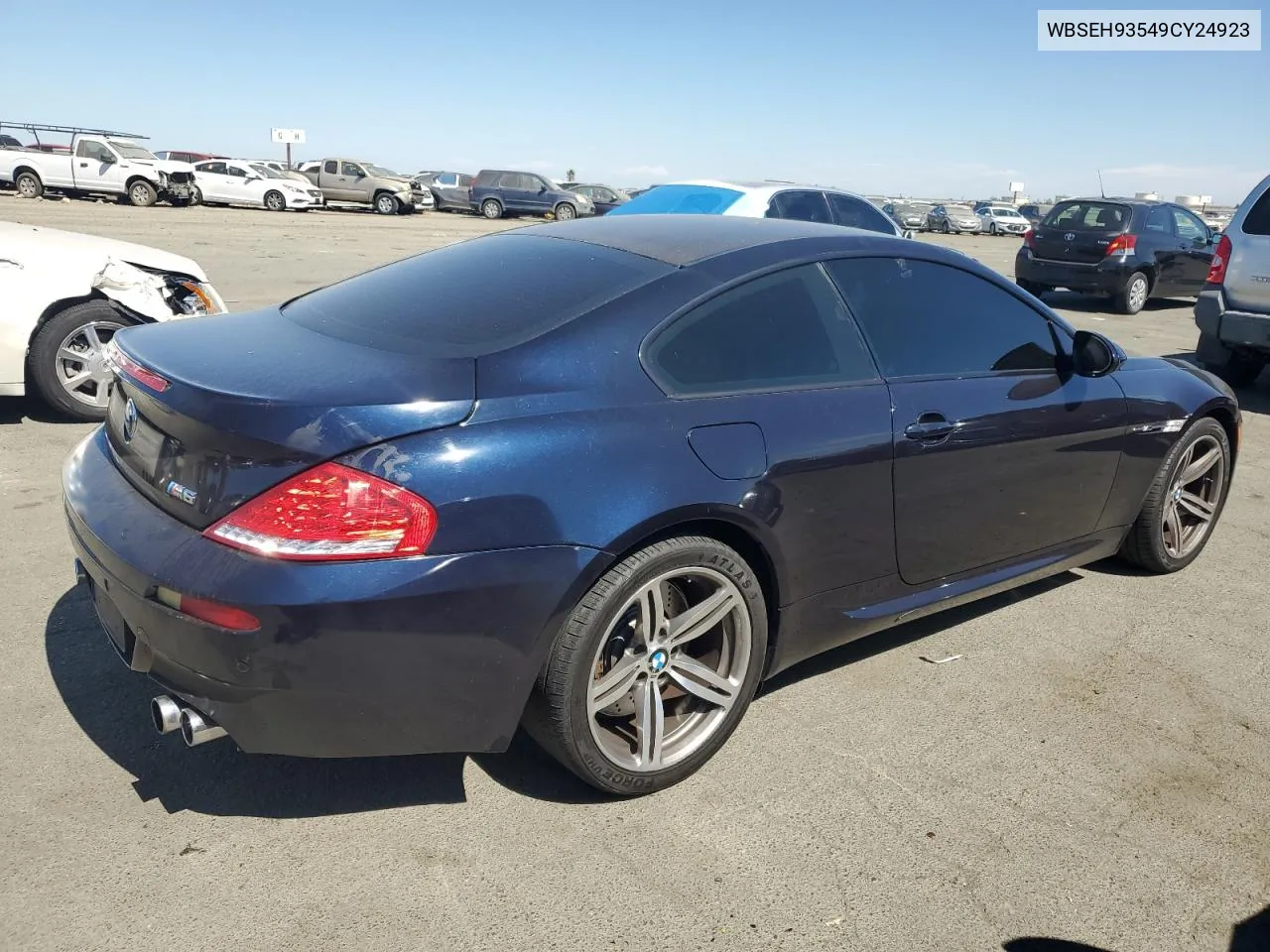 2009 BMW M6 VIN: WBSEH93549CY24923 Lot: 72461904