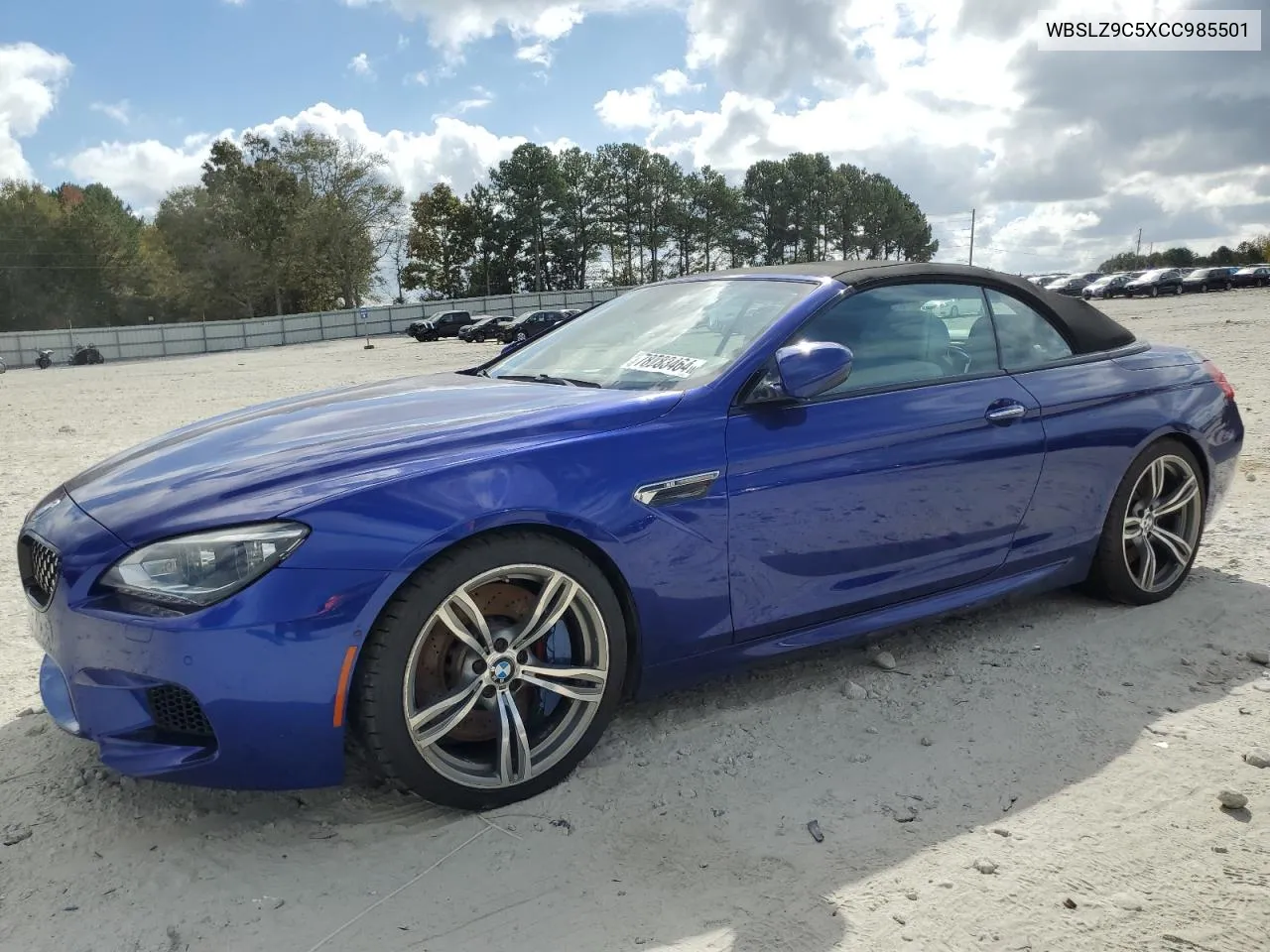 2012 BMW M6 VIN: WBSLZ9C5XCC985501 Lot: 78783464