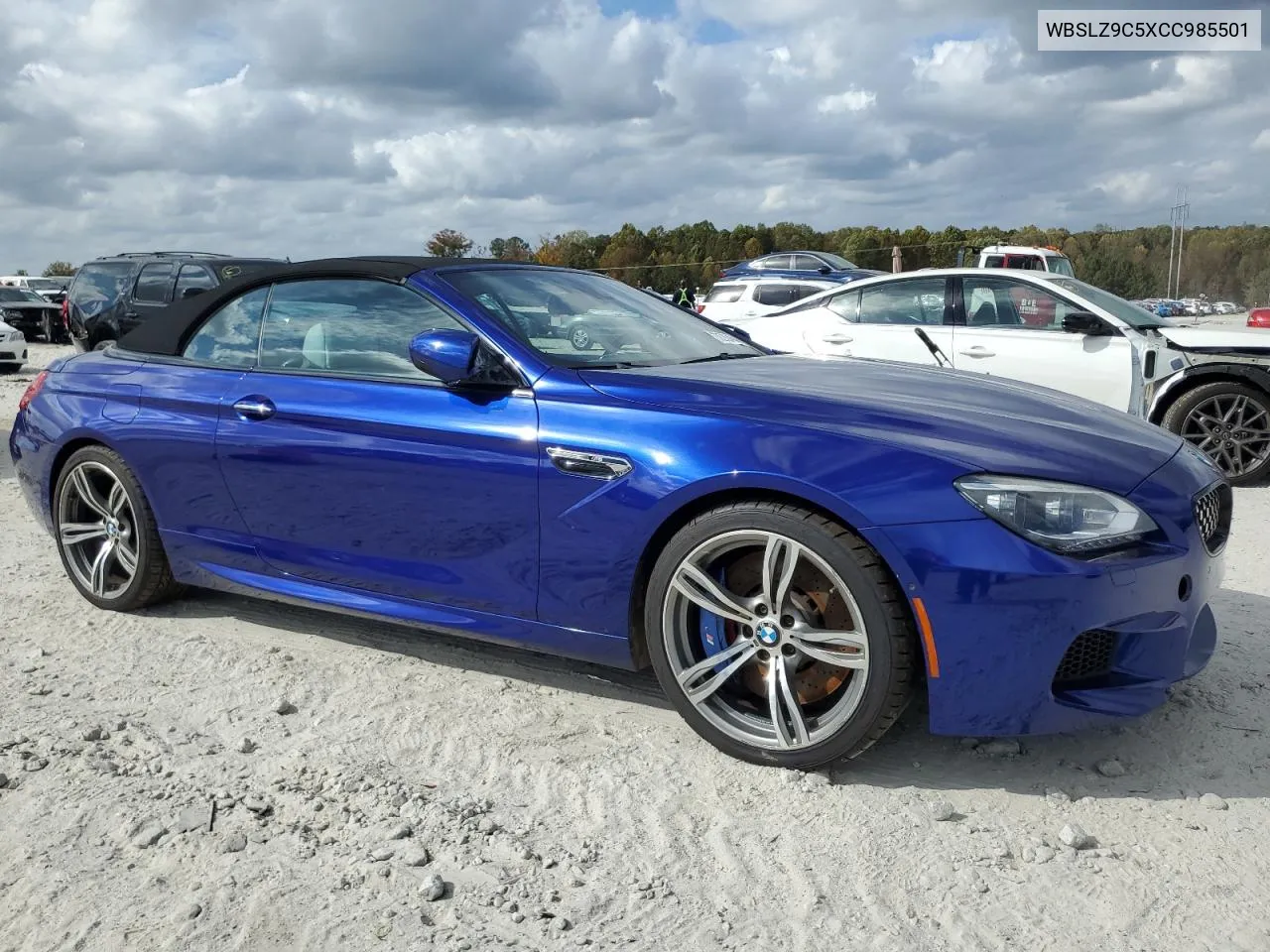 2012 BMW M6 VIN: WBSLZ9C5XCC985501 Lot: 78783464