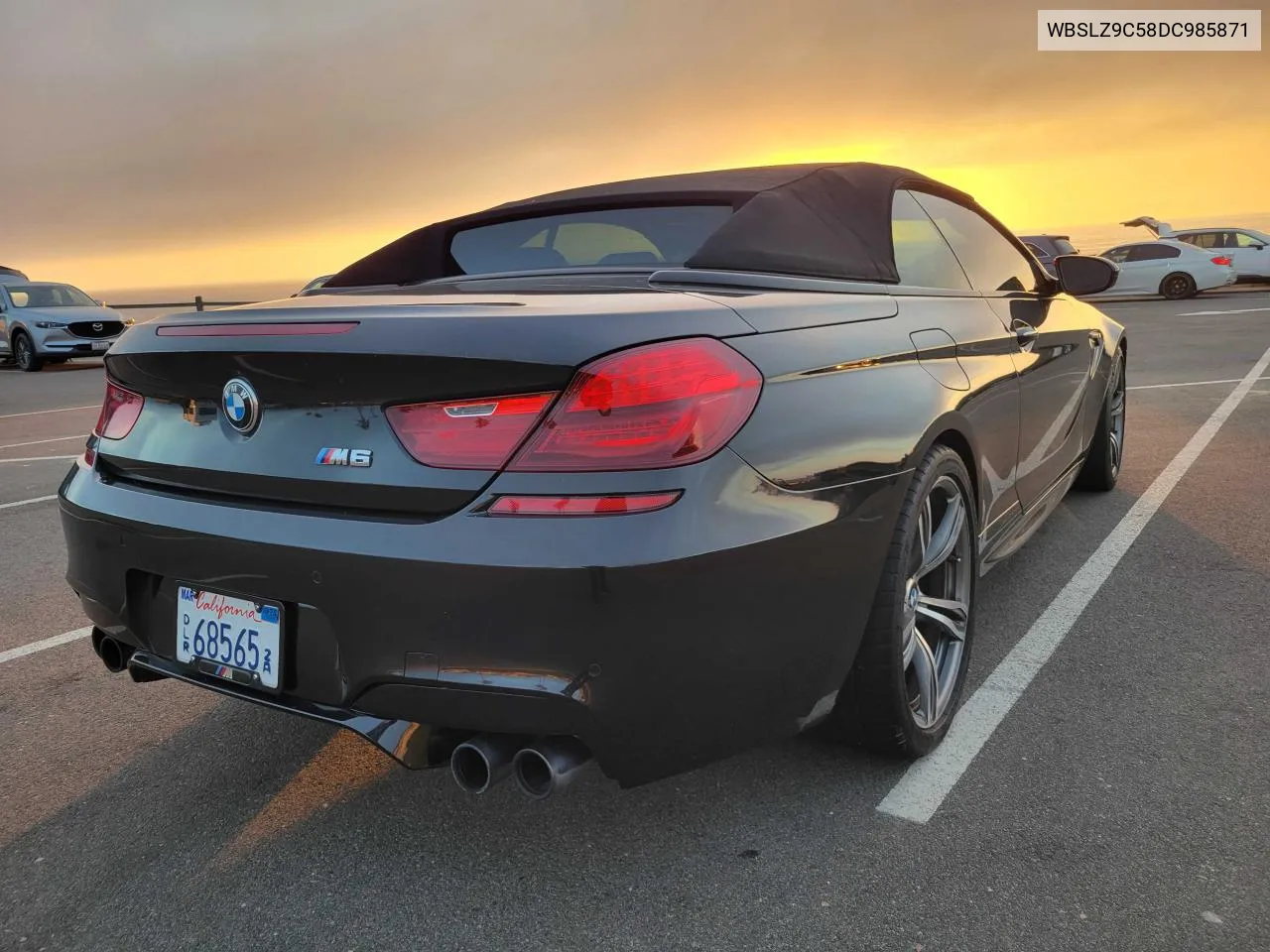 2013 BMW M6 VIN: WBSLZ9C58DC985871 Lot: 71487654