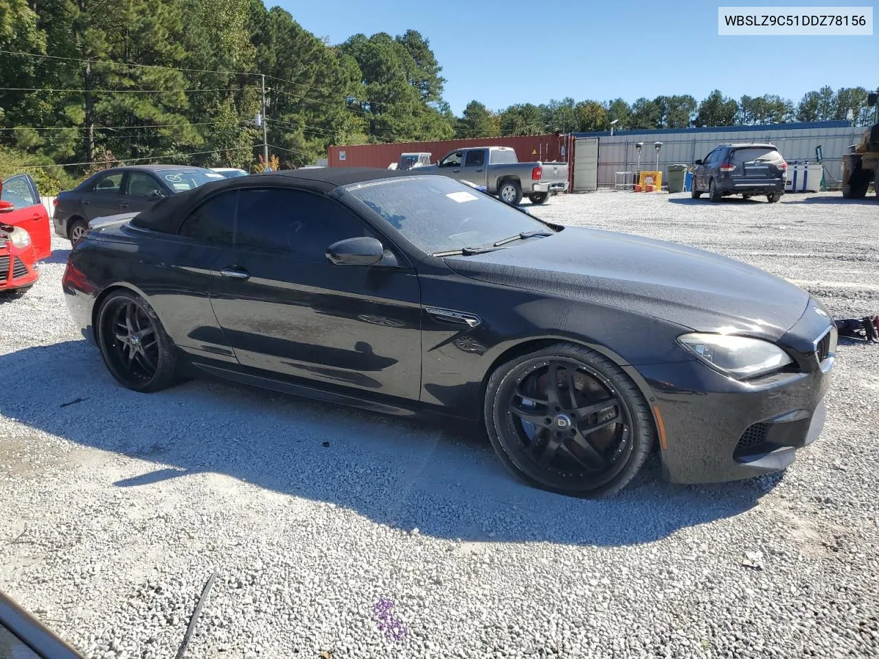 2013 BMW M6 VIN: WBSLZ9C51DDZ78156 Lot: 76730454