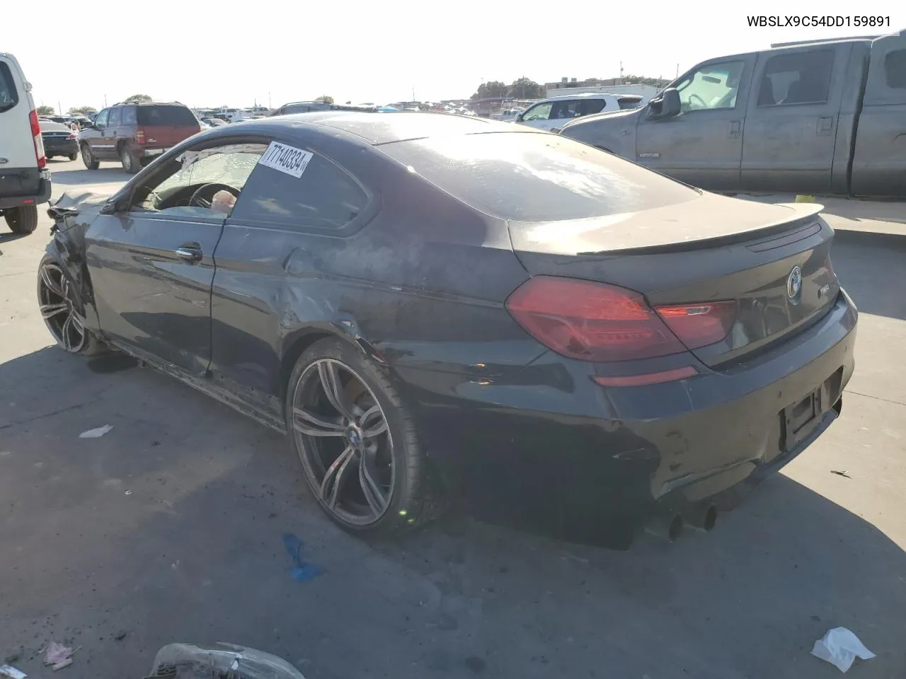 2013 BMW M6 VIN: WBSLX9C54DD159891 Lot: 77140334