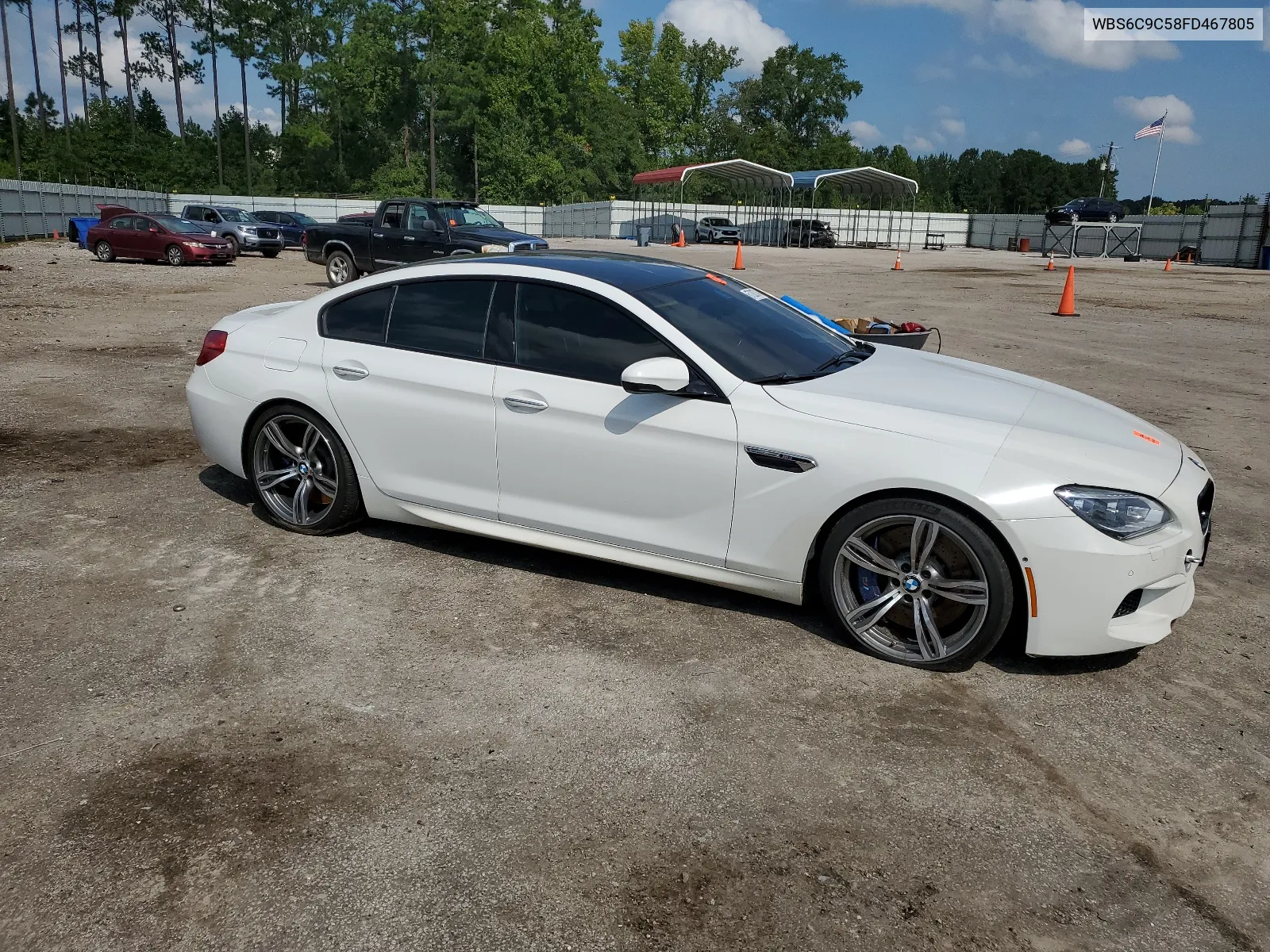 2015 BMW M6 Gran Coupe VIN: WBS6C9C58FD467805 Lot: 67282704