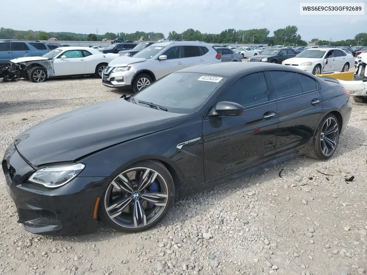 2016 BMW M6 Gran Coupe VIN: WBS6E9C53GGF92689 Lot: 60226324