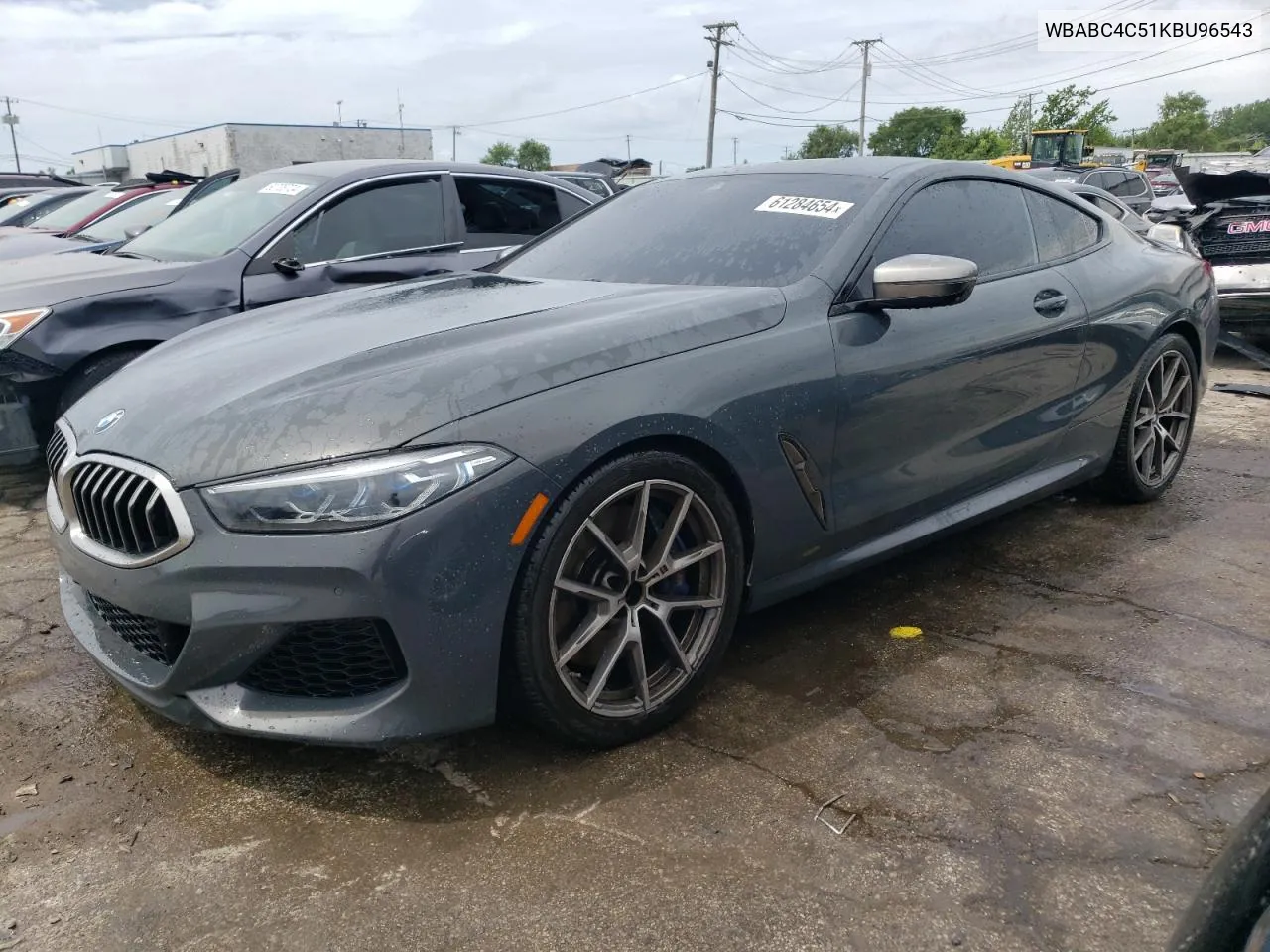 2019 BMW M850Xi VIN: WBABC4C51KBU96543 Lot: 61284654