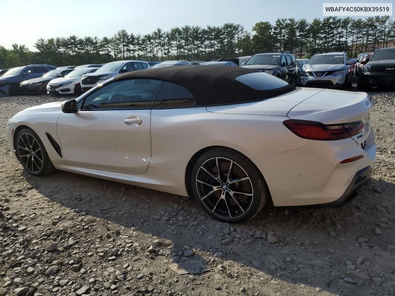 2019 BMW M850Xi VIN: WBAFY4C50KBX39519 Lot: 67675394