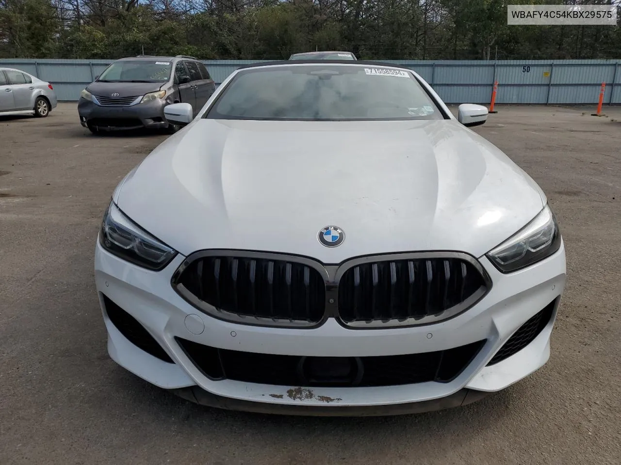 2019 BMW M850Xi VIN: WBAFY4C54KBX29575 Lot: 71558594