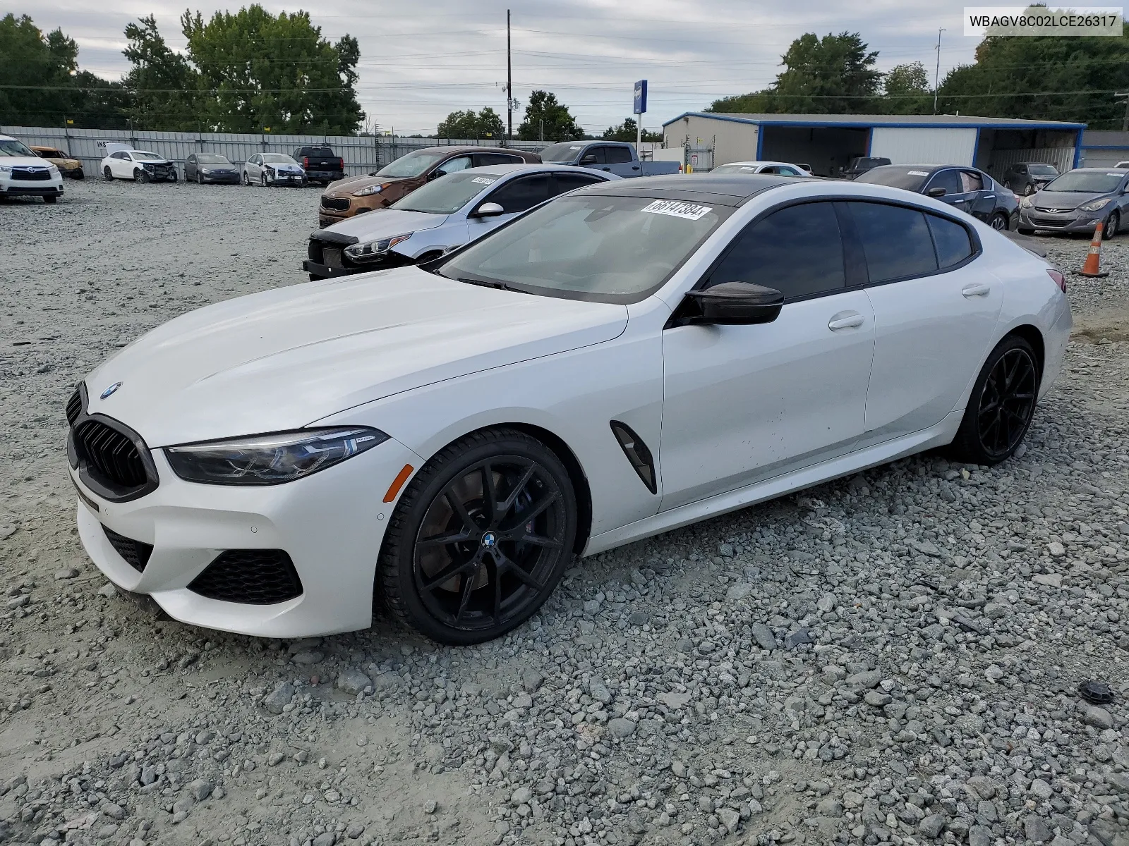 2020 BMW M850Xi VIN: WBAGV8C02LCE26317 Lot: 66147384