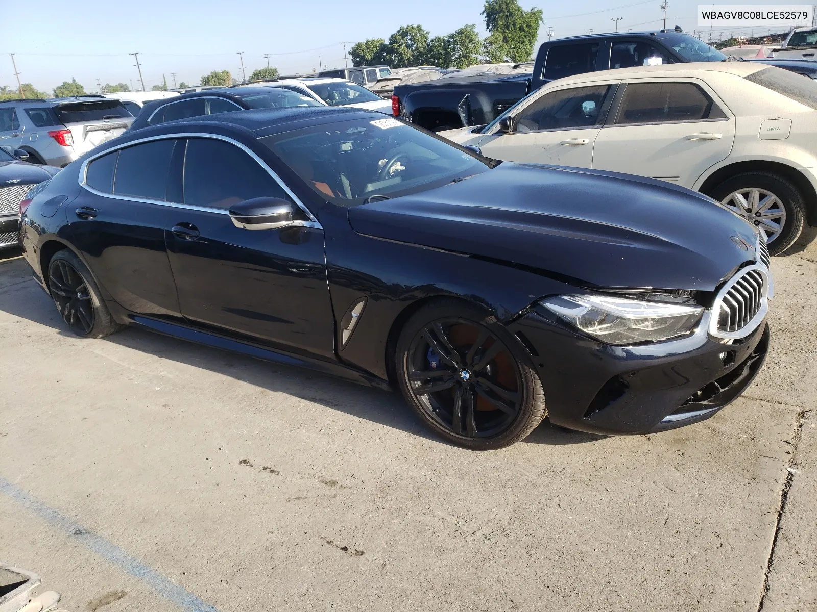 2020 BMW M850Xi VIN: WBAGV8C08LCE52579 Lot: 68551594