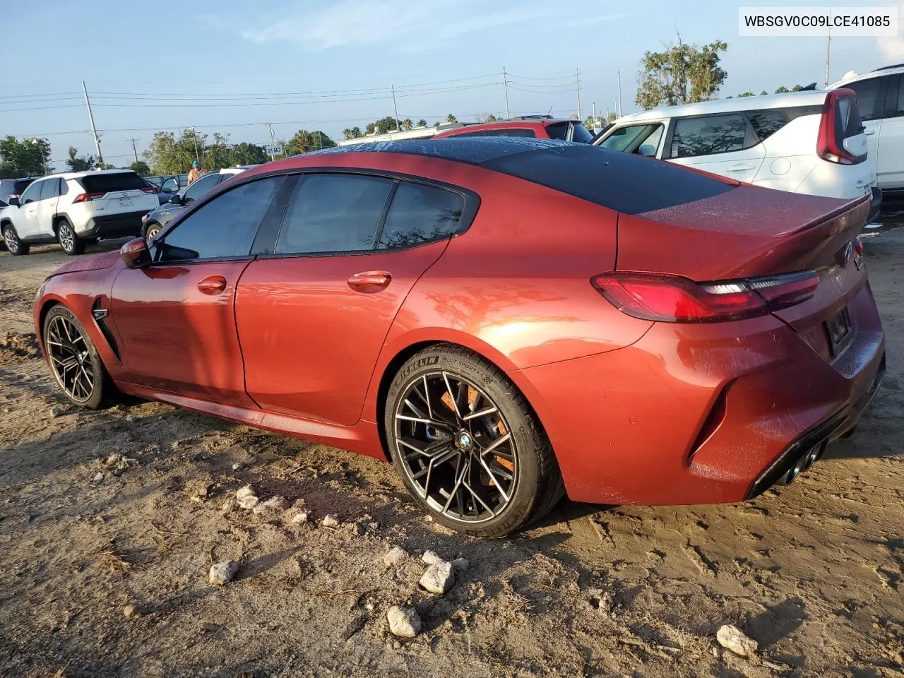 2020 BMW M8 VIN: WBSGV0C09LCE41085 Lot: 73857284