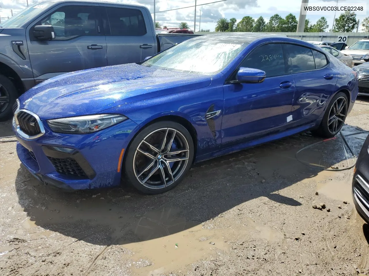 2020 BMW M8 VIN: WBSGV0C03LCE02248 Lot: 73882314