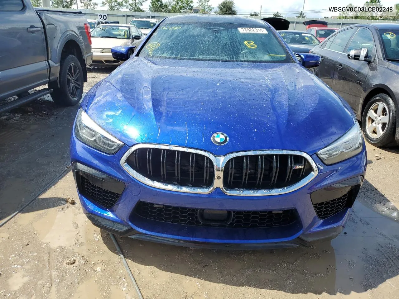 2020 BMW M8 VIN: WBSGV0C03LCE02248 Lot: 73882314