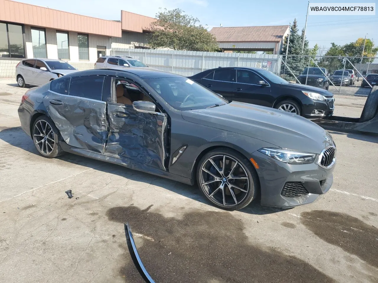 2021 BMW M850Xi VIN: WBAGV8C04MCF78813 Lot: 68984614