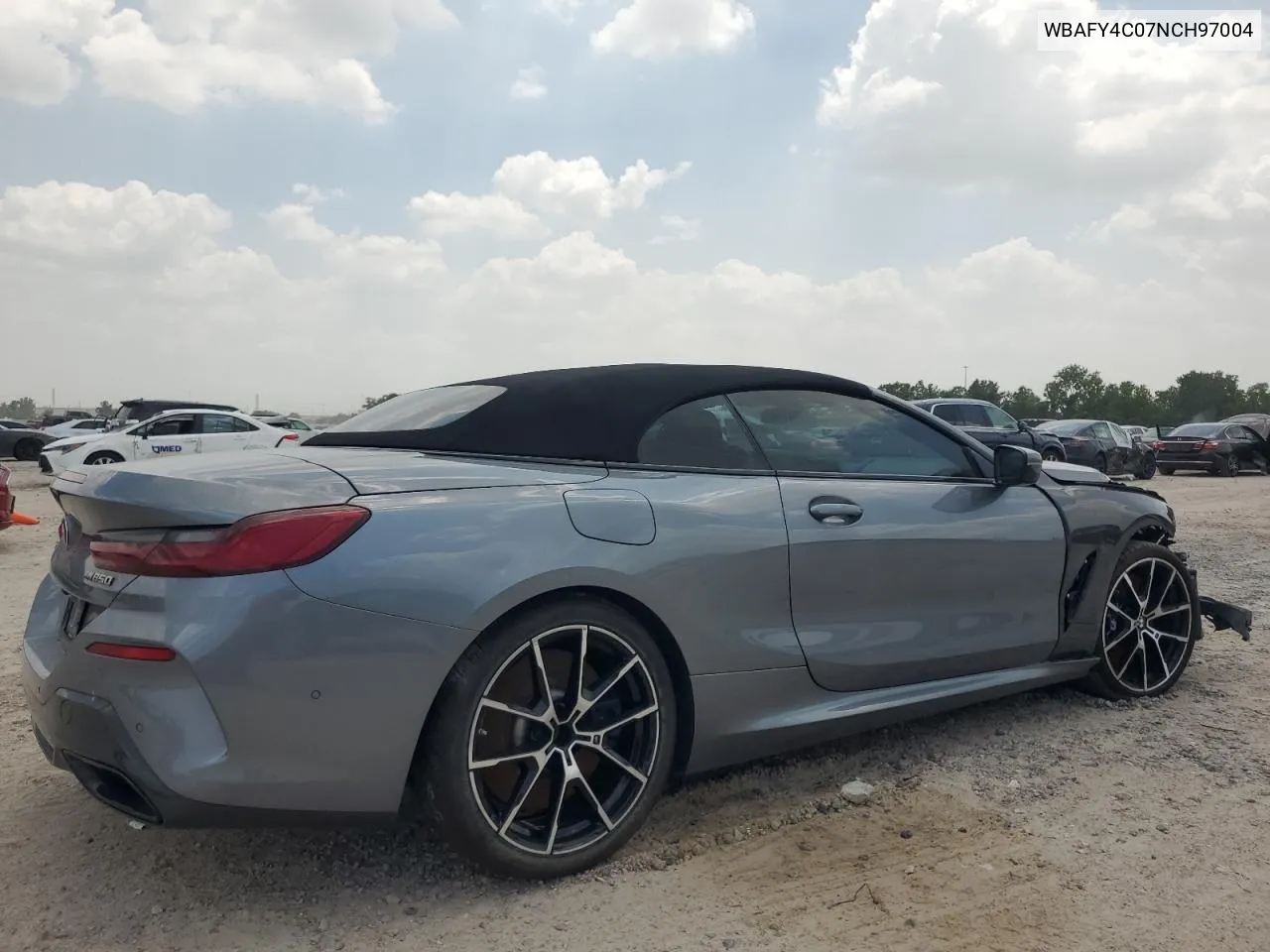 2022 BMW M850Xi VIN: WBAFY4C07NCH97004 Lot: 61636624