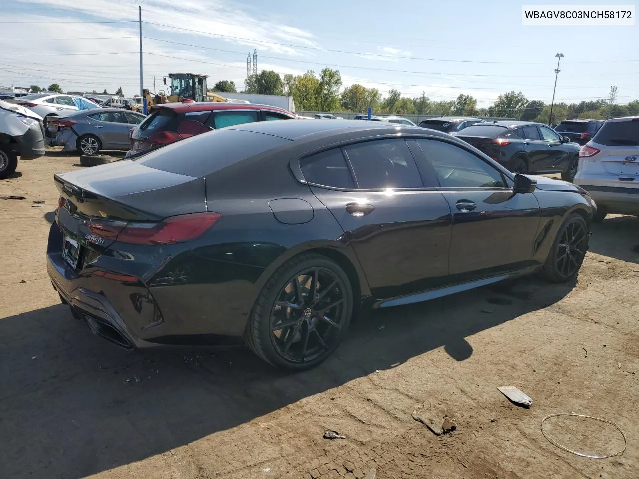 WBAGV8C03NCH58172 2022 BMW M850Xi