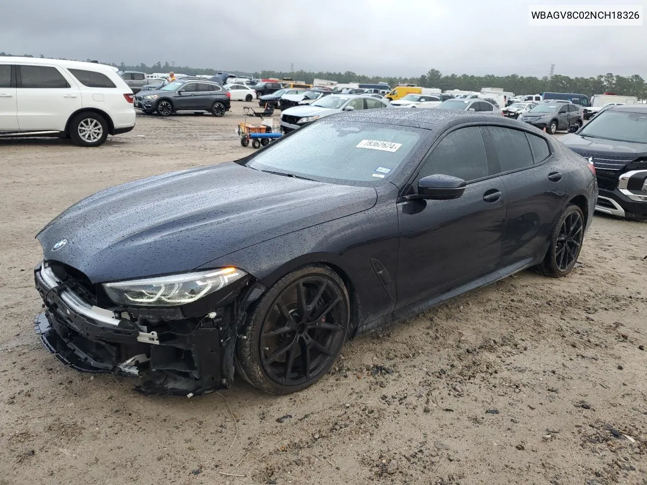 2022 BMW M850Xi VIN: WBAGV8C02NCH18326 Lot: 78362624