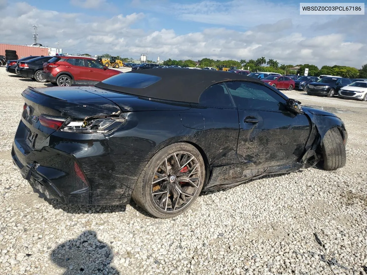 2023 BMW M8 VIN: WBSDZ0C03PCL67186 Lot: 71714954