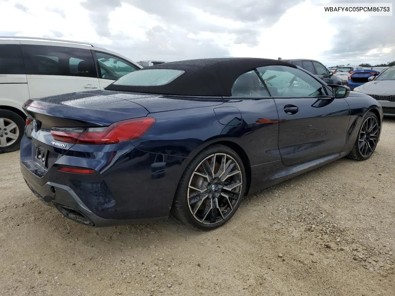 2023 BMW M850Xi VIN: WBAFY4C05PCM86753 Lot: 73776484