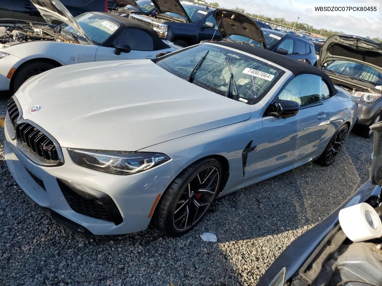 2023 BMW M8 VIN: WBSDZ0C07PCK80455 Lot: 74007064