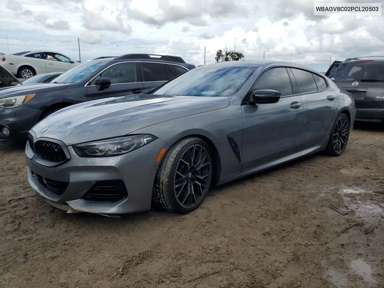 2023 BMW M850Xi VIN: WBAGV8C02PCL20503 Lot: 74098614