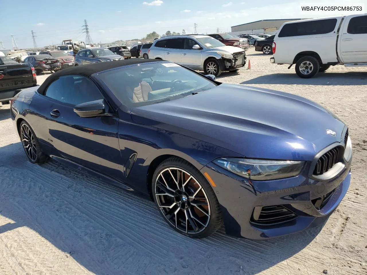 2023 BMW M850Xi VIN: WBAFY4C05PCM86753 Lot: 77090024