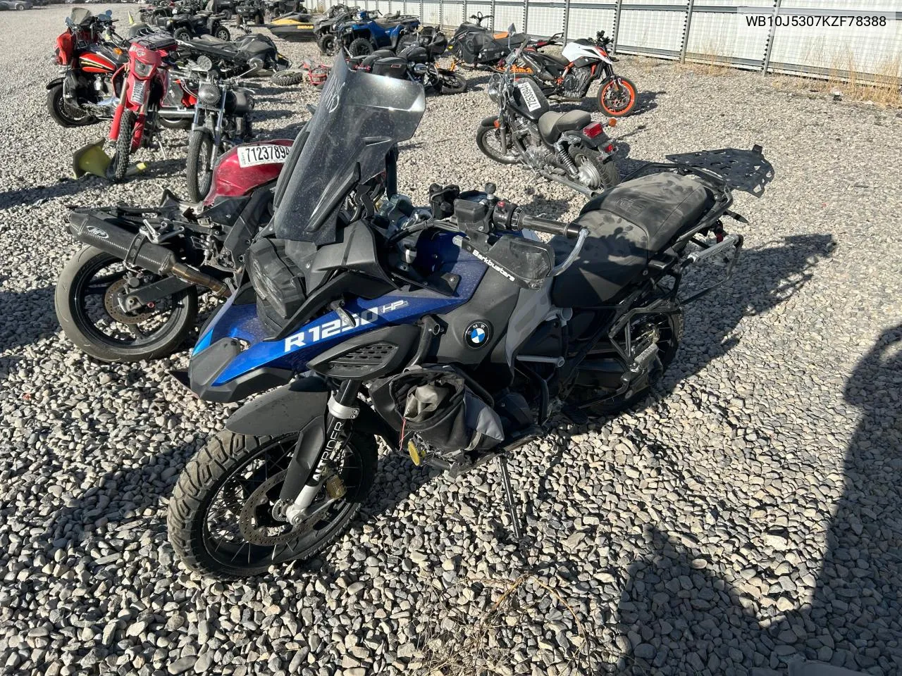 2019 BMW R 1250 Gs Adventure VIN: WB10J5307KZF78388 Lot: 73967734