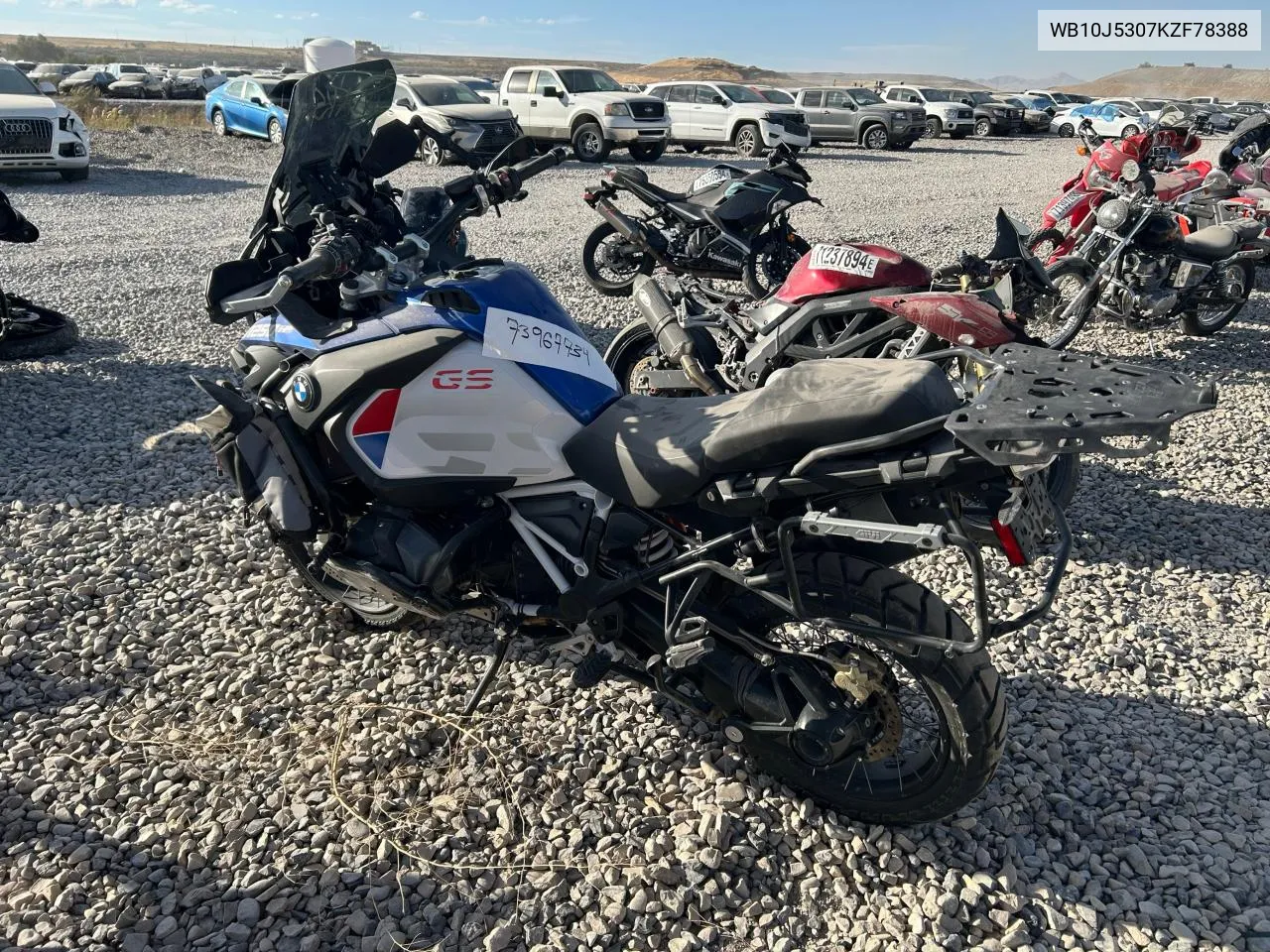 2019 BMW R 1250 Gs Adventure VIN: WB10J5307KZF78388 Lot: 73967734