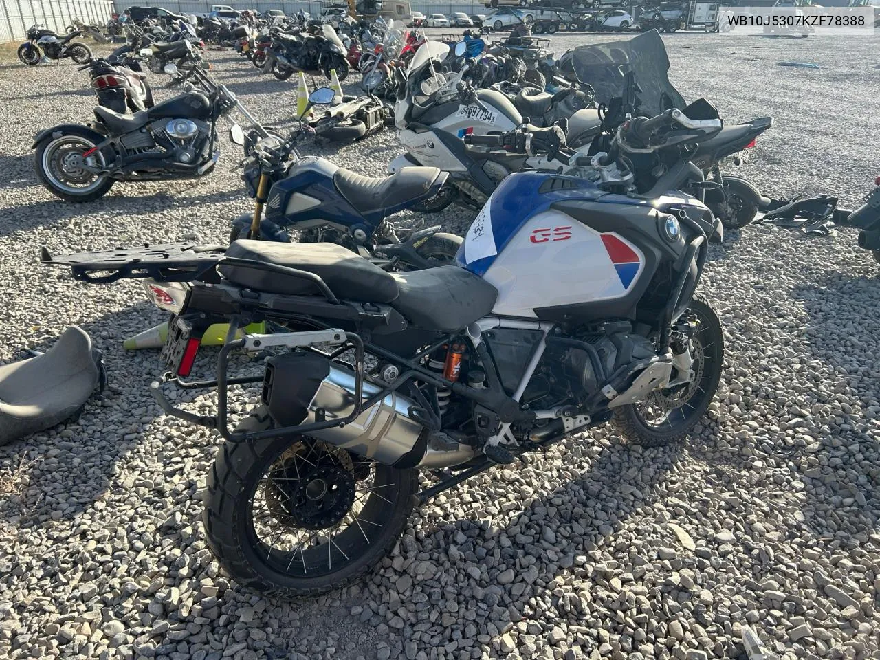 2019 BMW R 1250 Gs Adventure VIN: WB10J5307KZF78388 Lot: 73967734