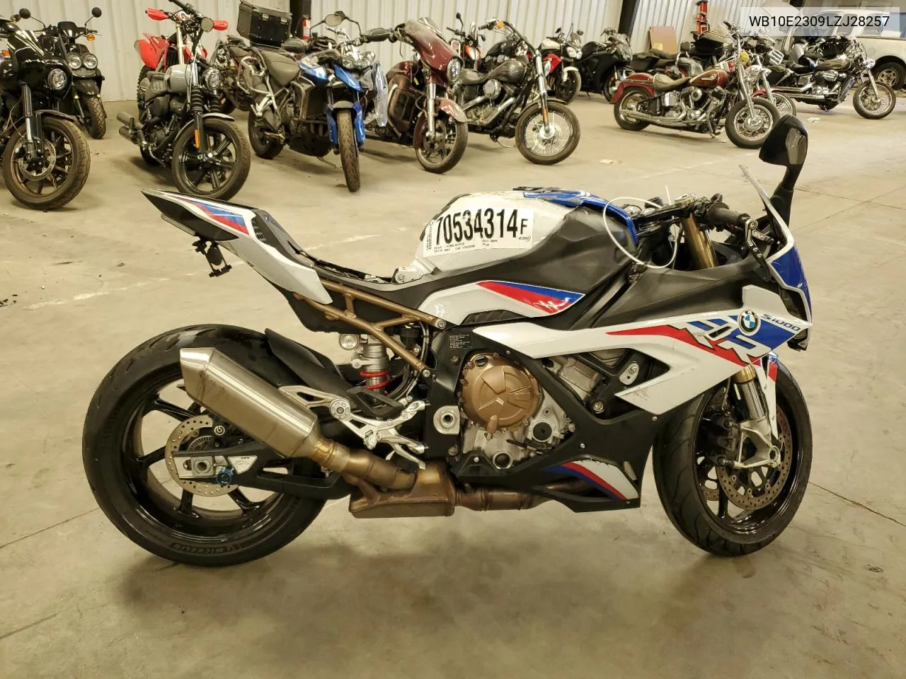 2020 BMW S 1000 Rr VIN: WB10E2309LZJ28257 Lot: 70534314